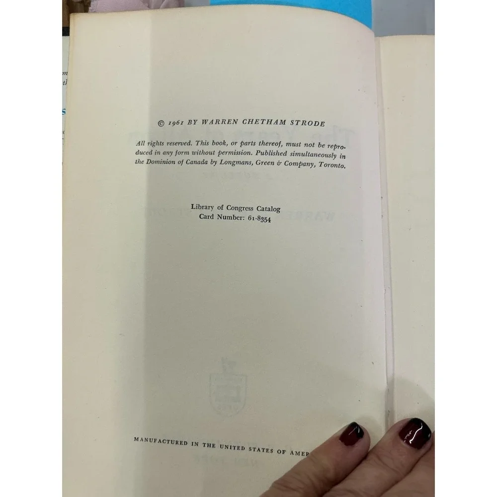 The Years of Alison Warren Chetham Strode 1961 First Edition Novel Putnam